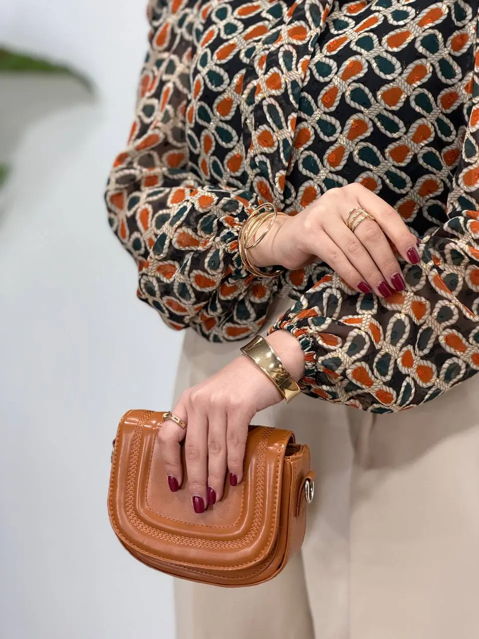 شومیز حریر مجلسی مهلا 4982